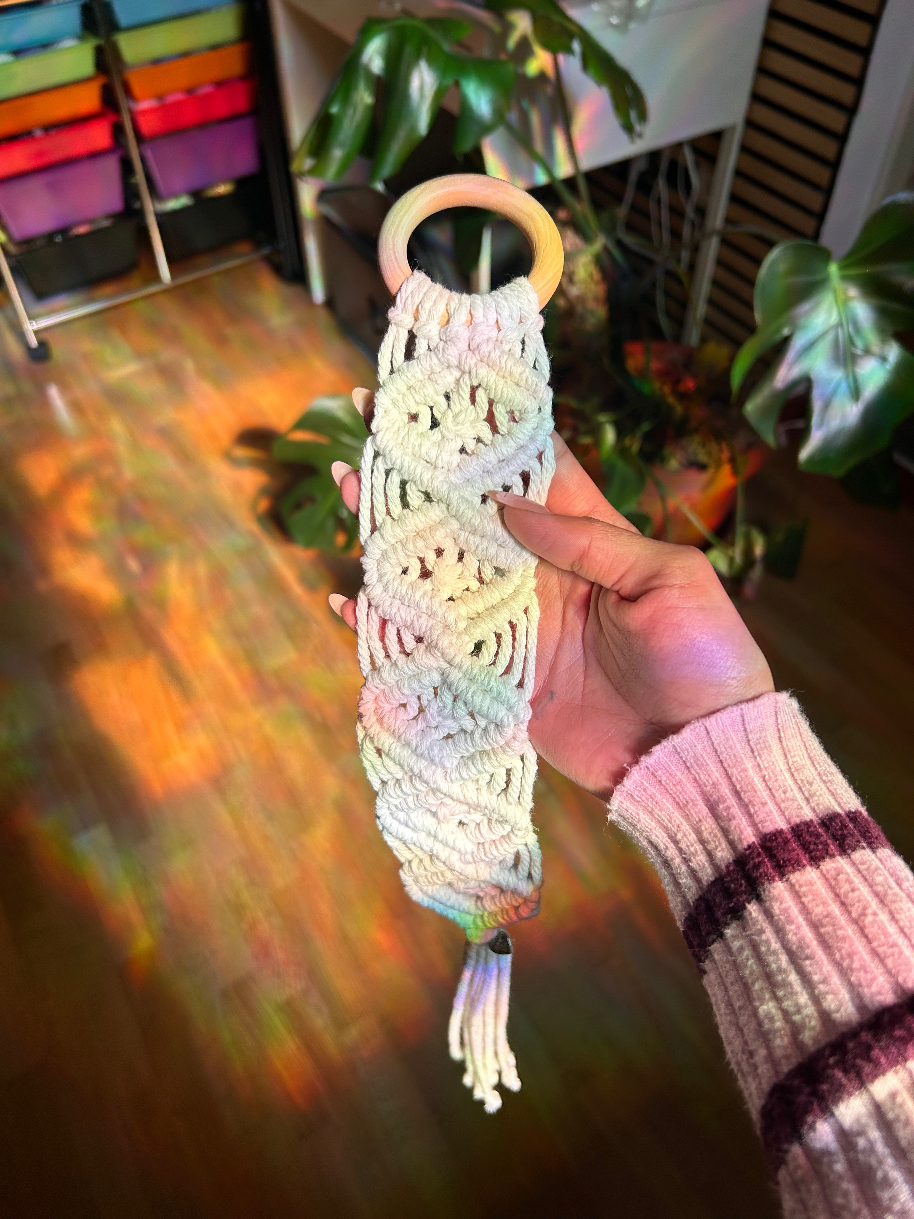 Ferma Tenda in Macramè – Decorazione Boho Naturale Handmade