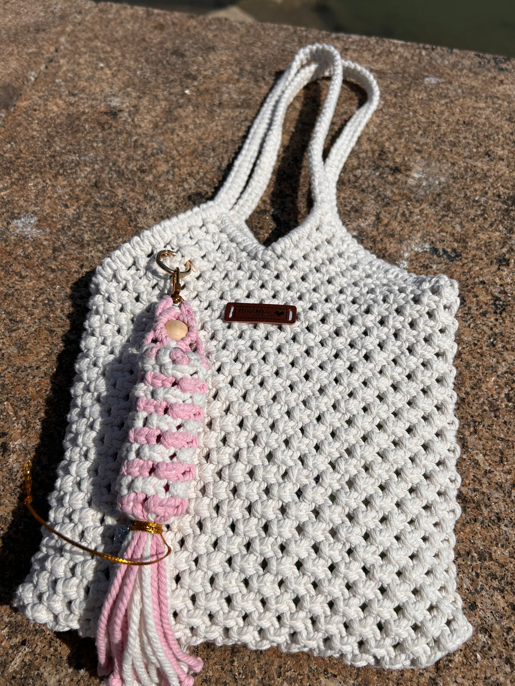 Borsa da spalla Handmade in Macramè