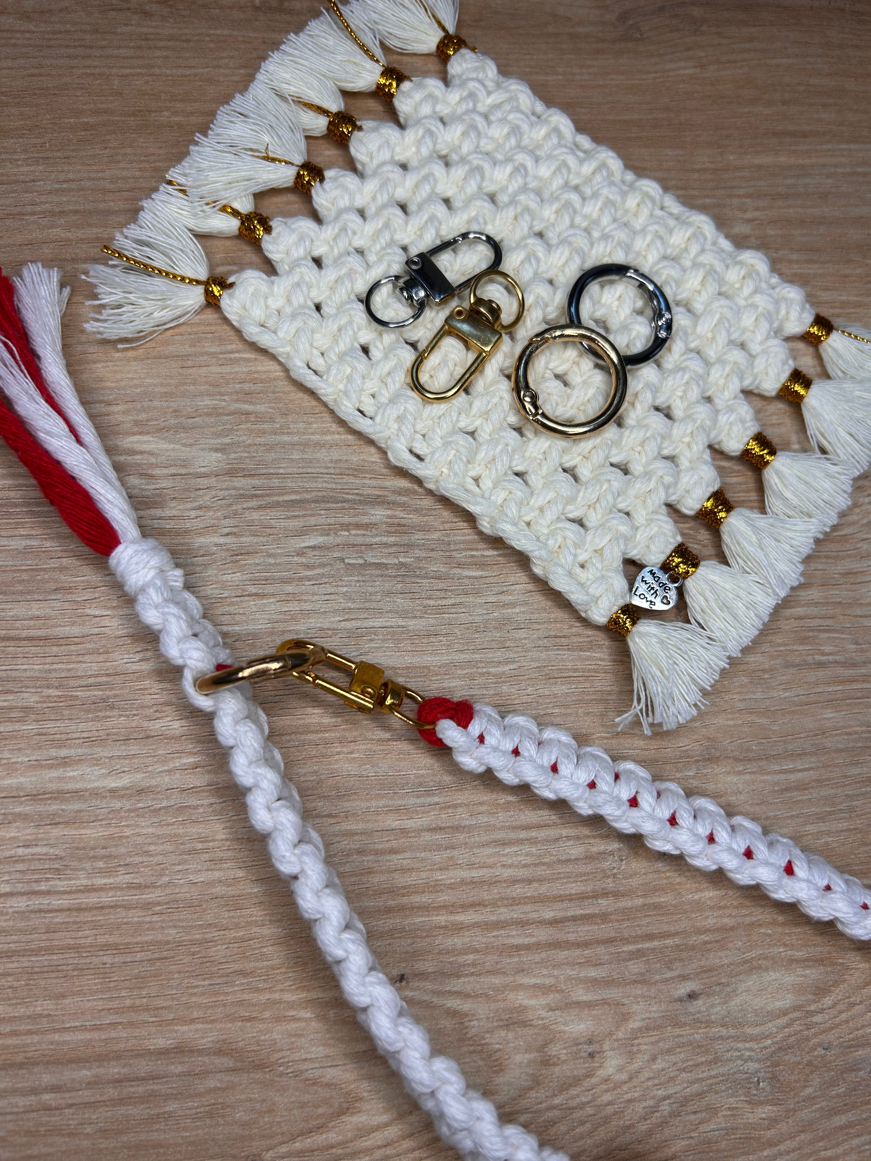 Corda per Telefono in Macramè Handmade