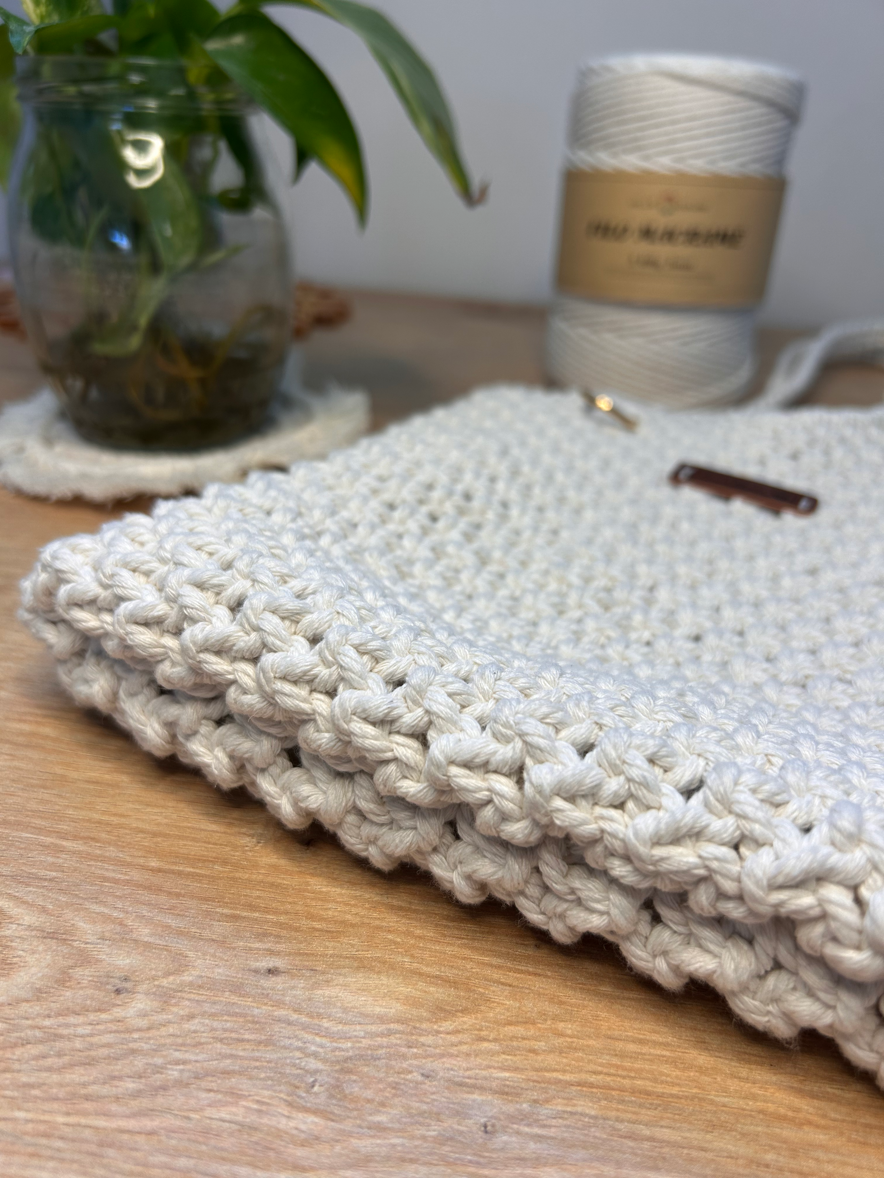 Borsa da spalla Handmade in Macramè