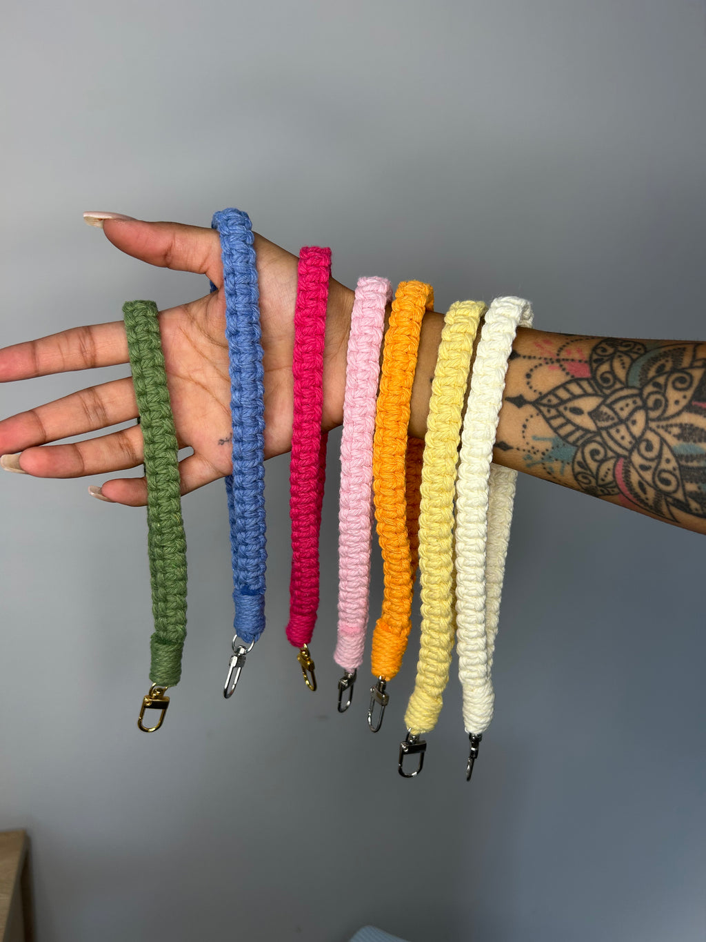 Macrame Phone Wristlet | Small multi-purpose accessory