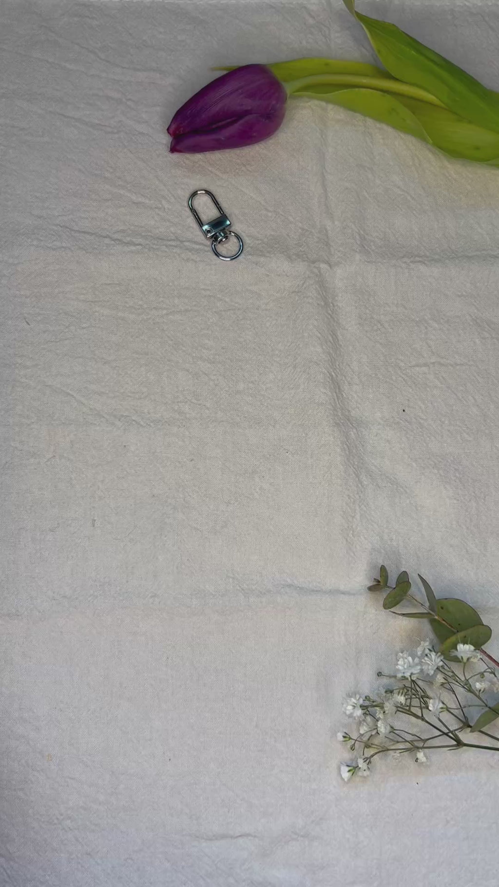 Porta Clipper / Rossetto in Macramè – Portachiavi Handmade Personalizzabile