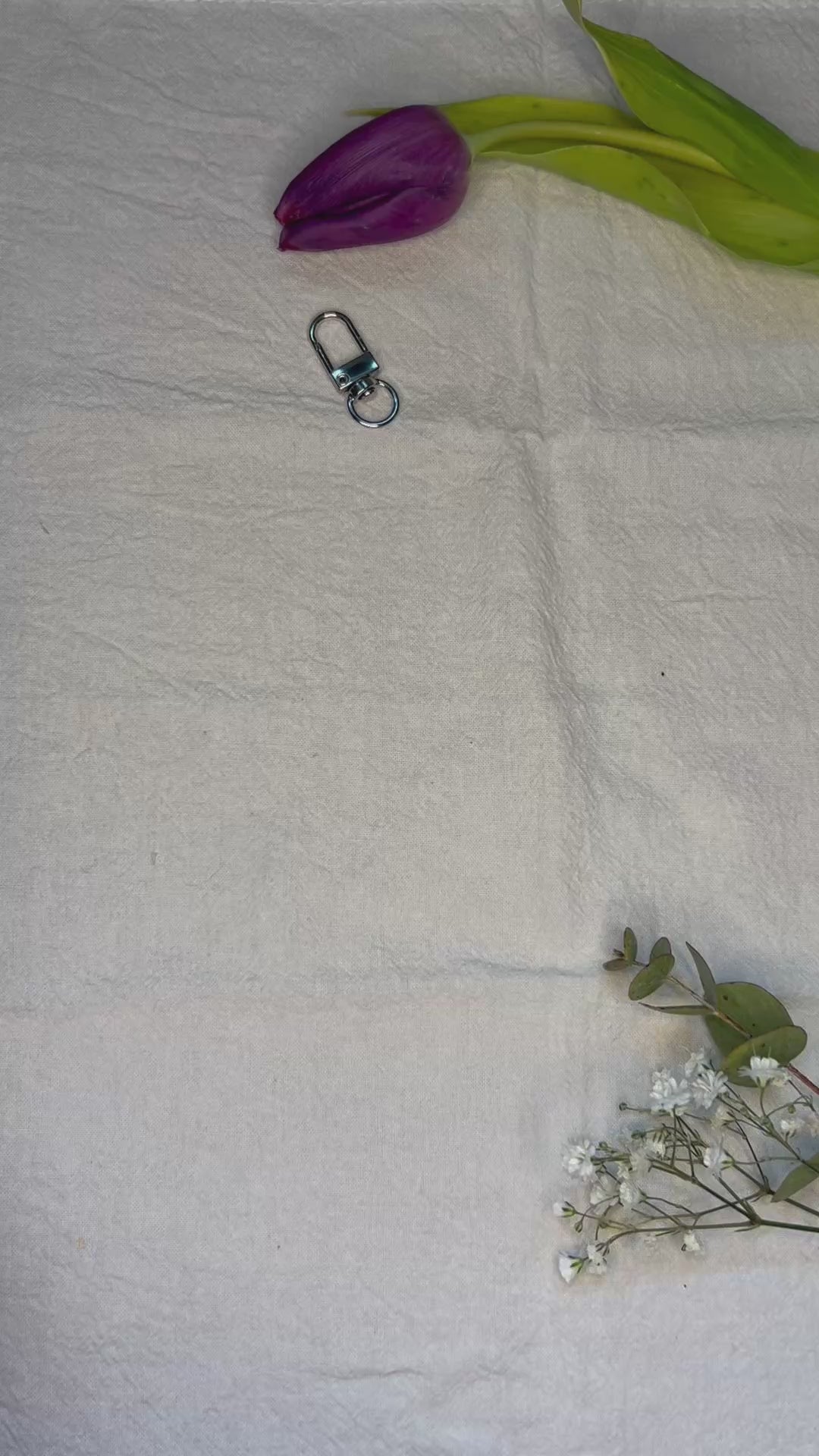 Porta Clipper / Rossetto in Macramè – Portachiavi Handmade Personalizzabile